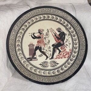 1980 Greek Style Decorative Plate Classical Mythology Scene Key Bord (MI1047631)